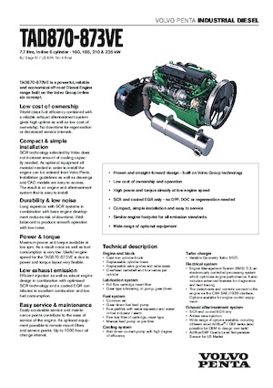 Motoare Volvo Penta TAD871VE