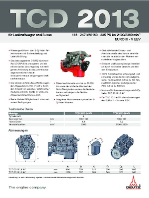 Motoare Deutz TCD 2013 L6 4V