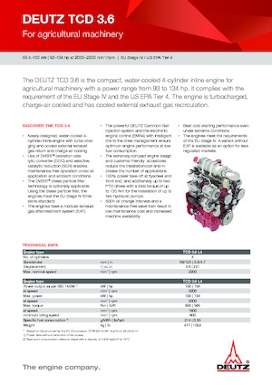 Motoare Deutz TD 3.6 L4