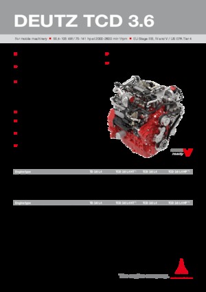 Motoare Deutz TCD 3.6 L4