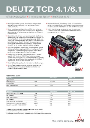 Motoare Deutz TCD 4.1 L4
