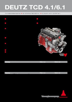 Motoare Deutz TCD 6.1 L6