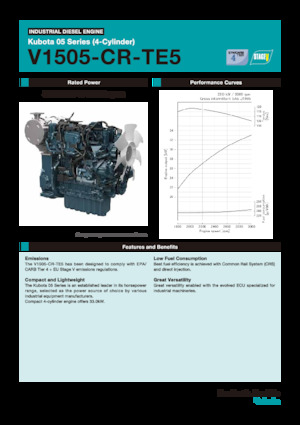 Motoare Kubota V1505-CR-TE5