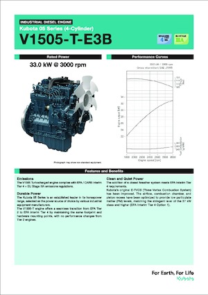 Motoare Kubota V1505-T-E3B
