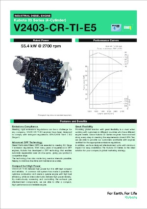 Motoare Kubota V2403-CR-TI-E5