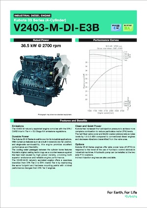 Motoare Kubota V2403-M-DI-E3B