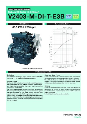 Motoare Kubota V2403-M-DI-T-E3B