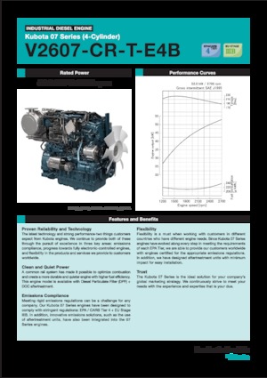 Motoare Kubota V2607-CR-T-E4B