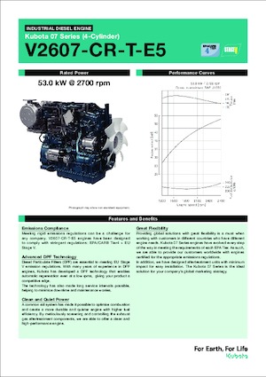 Motoare Kubota V2607-CR-T-E5
