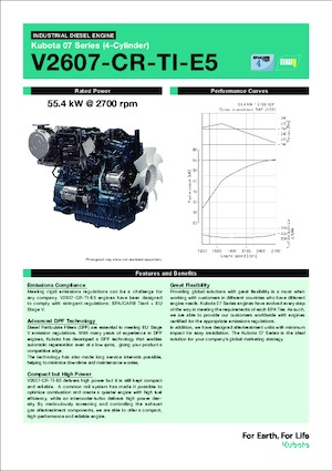 Motoare Kubota V2607-CR-TI-E5