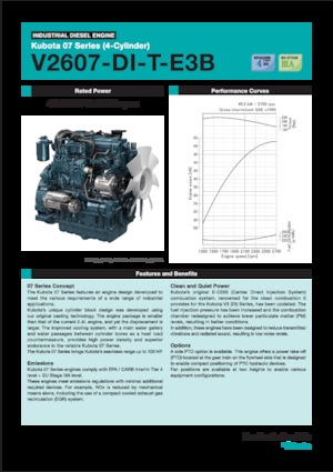 Motoare Kubota V2607-DI-T-E3B
