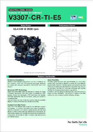Motoare Kubota V3307-CR-TI-E5