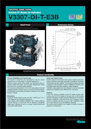 Motoare Kubota V3307-DI-T-E3B