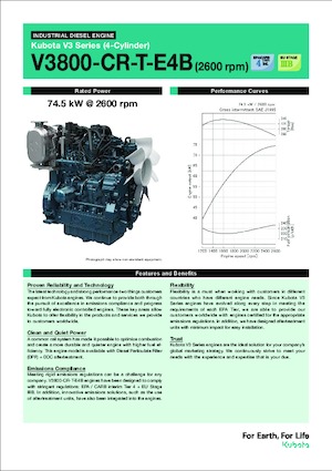 Motoare Kubota V3800-CR-T-E4B