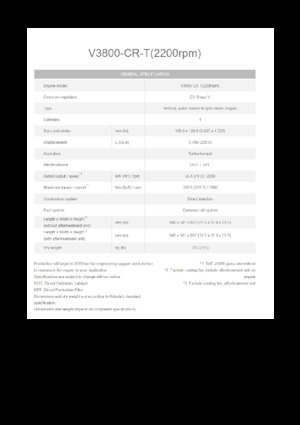 Motoare Kubota V3800-CR-T