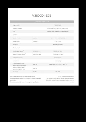 Motoare Kubota V3800DI-E2B