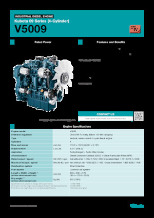 Motoare Kubota V5009