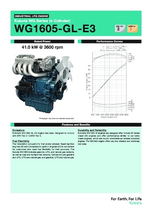 Motoare Kubota WG1605-GL-E3