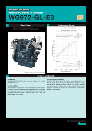 Motoare Kubota WG972-GL-E3