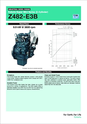 Motoare Kubota Z482-E3B
