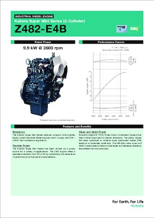 Motoare Kubota Z482-E4B