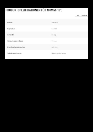 Cupe excavator Caterpillar 400 MM