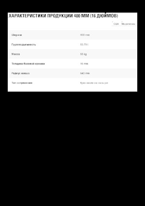 Cupe excavator Caterpillar 400 MM
