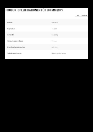 Cupe excavator Caterpillar 500 MM