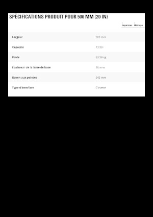 Cupe excavator Caterpillar 500 MM