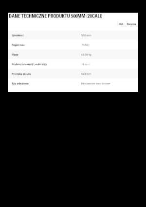 Cupe excavator Caterpillar 500 MM