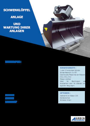 Cupe excavator Arden C31I20