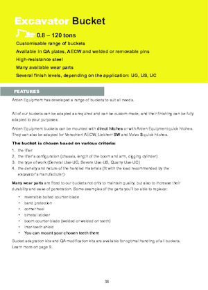 Cupe excavator Arden R60CT1