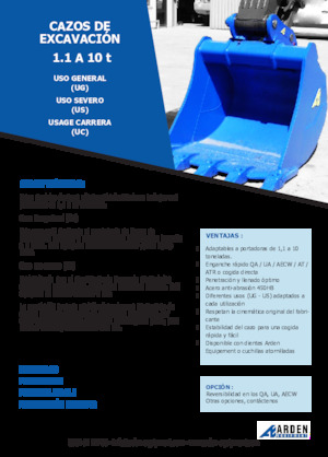 Cupe excavator Arden R05G05