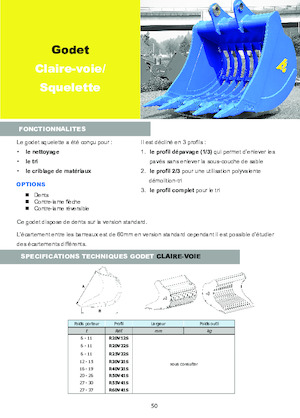 Cupe excavator Arden R30V31S