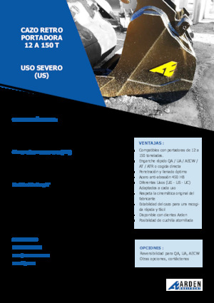 Cupe excavator Arden R30S31