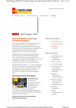 Excavatoare pentru utilizarea cimentului Boki Boki 6551