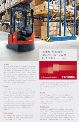 Reach Trucks (electrostivuitoare) electrice rezistente la explozie Linde R17X HD Std.