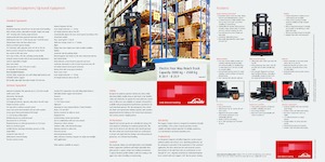 Reach Trucks (electrostivuitoare) electrice rezistente la explozie Linde R20F 