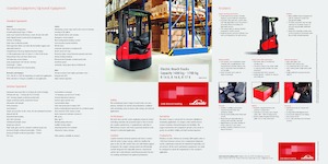 Reach Trucks (electrostivuitoare) electrice rezistente la explozie Linde R14X High