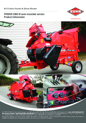 Mixere de alimentare Kuhn Primor 2060 M Semi-Mounted
