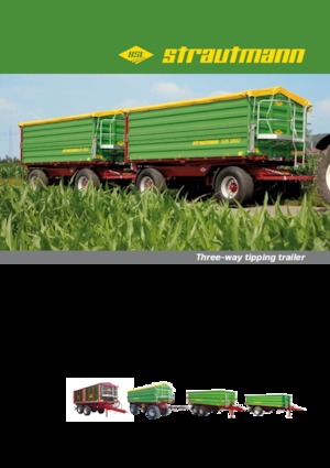 Trailere cu platformă Strautmann SEK 572