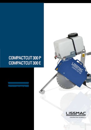 Fierăstraie pentru podea Lissmac Compactcut 300 E