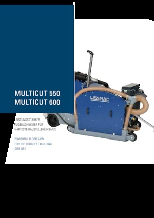 Fierăstraie pentru podea Lissmac Multicut 600 G