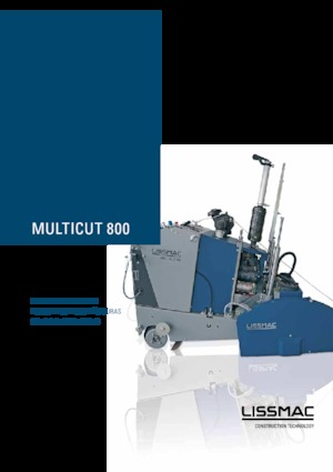 Fierăstraie pentru podea Lissmac Multicut 800 GH