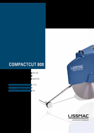 Fierăstraie pentru podea Lissmac Compactcut 800
