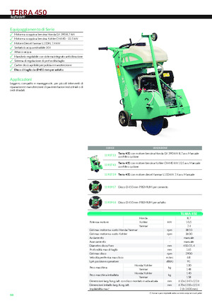 Fierăstraie pentru podea Imer Terra 450