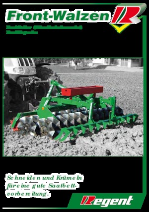 Tăvălugi pliabili (pentru nivelarea solului prelucrat) Regent FL-RW 300