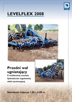 Tăvălugi pliabili (pentru nivelarea solului prelucrat) DAL-BO LevelFlex 450