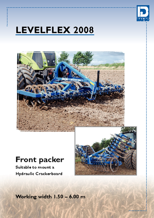 Tăvălugi pliabili (pentru nivelarea solului prelucrat) DAL-BO LevelFlex 150