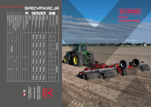 Tăvălugi pliabili (pentru nivelarea solului prelucrat) Expom® Progress 3.4